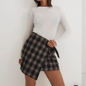 Madewell Black Skirt